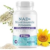 NAD+ Supplement Alternative - Liposomal Nicotinamide Riboside - Resveratrol & Quercetin - High Purity NAD Supplements for Anti-Aging, Focus, Energy 120 Capsules