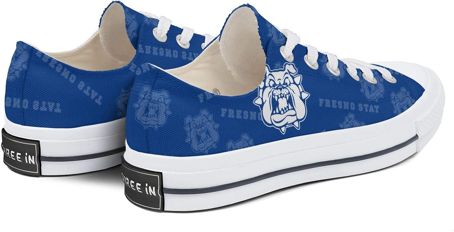 printed checkered canvas vulcanized sneakers