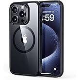 ESR for iPhone 15 Pro Max Case, Compatible with MagSafe, Military-Grade Protection, Yellowing Resistant, Scratch-Resistant Back, Magnetic Phone Case for iPhone 15 Pro Max, Classic Series,Clear Black