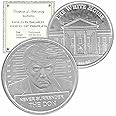 1 oz .999 Fine Silver Round MAGA Trump The Don Never surrender mugshot IN CAPSULE