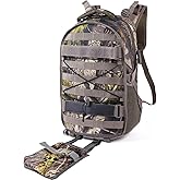 MATIEED Hunting Backpack with Rifle Bow Holder Hunting Daypack with Waterproof Rain Cover for Camping Hiking