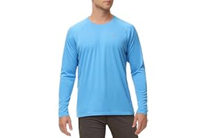 EWEDOOS Rash Guard for Men Swim Shirt Quick Dry UPF 50+ Long Sleeve Fishing Shirt for Men UV Sun Protection Beach Shirts