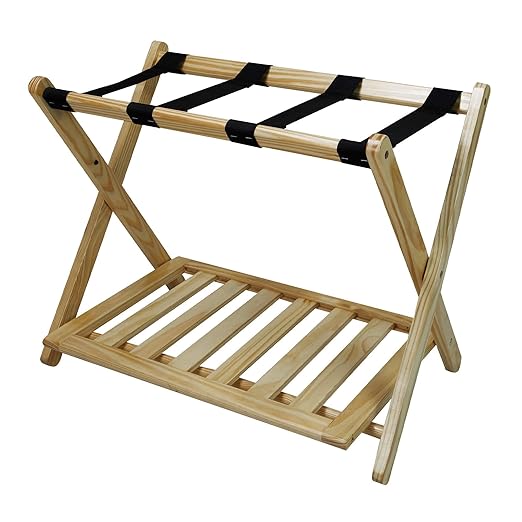 Amazon Com Misc Natural Hotel Luggage Rack For Guest Room