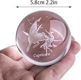 HDCRYSTALGIFTS 60mm Constellation Capricorn Crystal Ball with Stand view 5