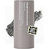 BRMUD Relief Mud Stick Mask | ATEEZ Pick- 3-Minute Pore Mask Skincare w/Boryeong Mud, Tea Tree Oil & PHA – Absorbs Oil, Decongests Pore & Smooths Skin – Korean Clay Stick Mask (1.05 oz)