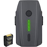 Mavic Pro 11.4V 3830 mAh LiPo Intelligent Flight Battery + Battery Safe Bag Replacement for Mavic Pro & Platinum & Alpine White Drone