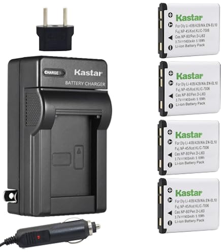 Amazon.com: Kastar Battery (4-Pack) and Charger Kit for Polaroid
