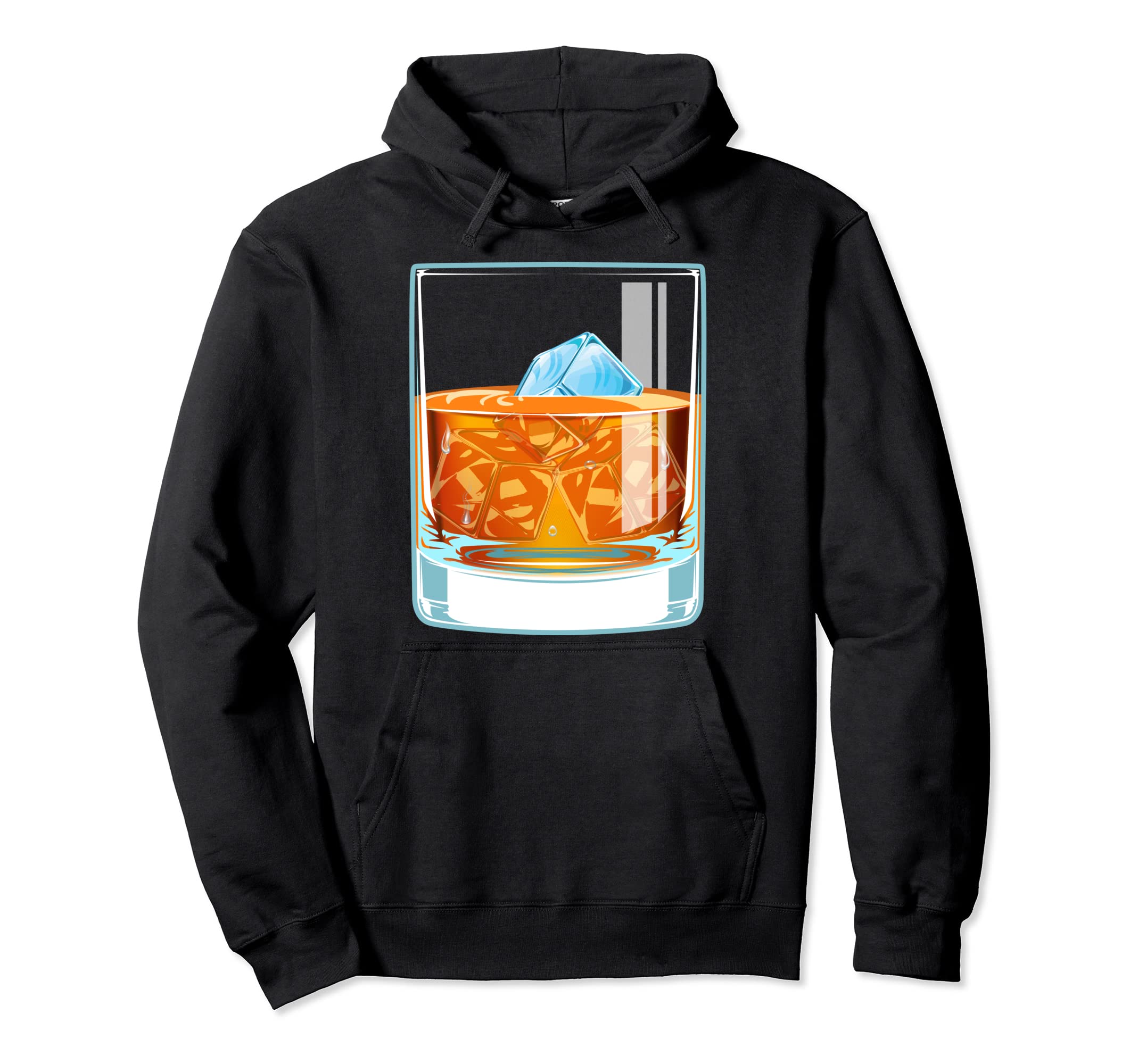 Glass of Scotch Whiskey Alcohol Spirits Alcoholic Drinker Pullover Hoodie