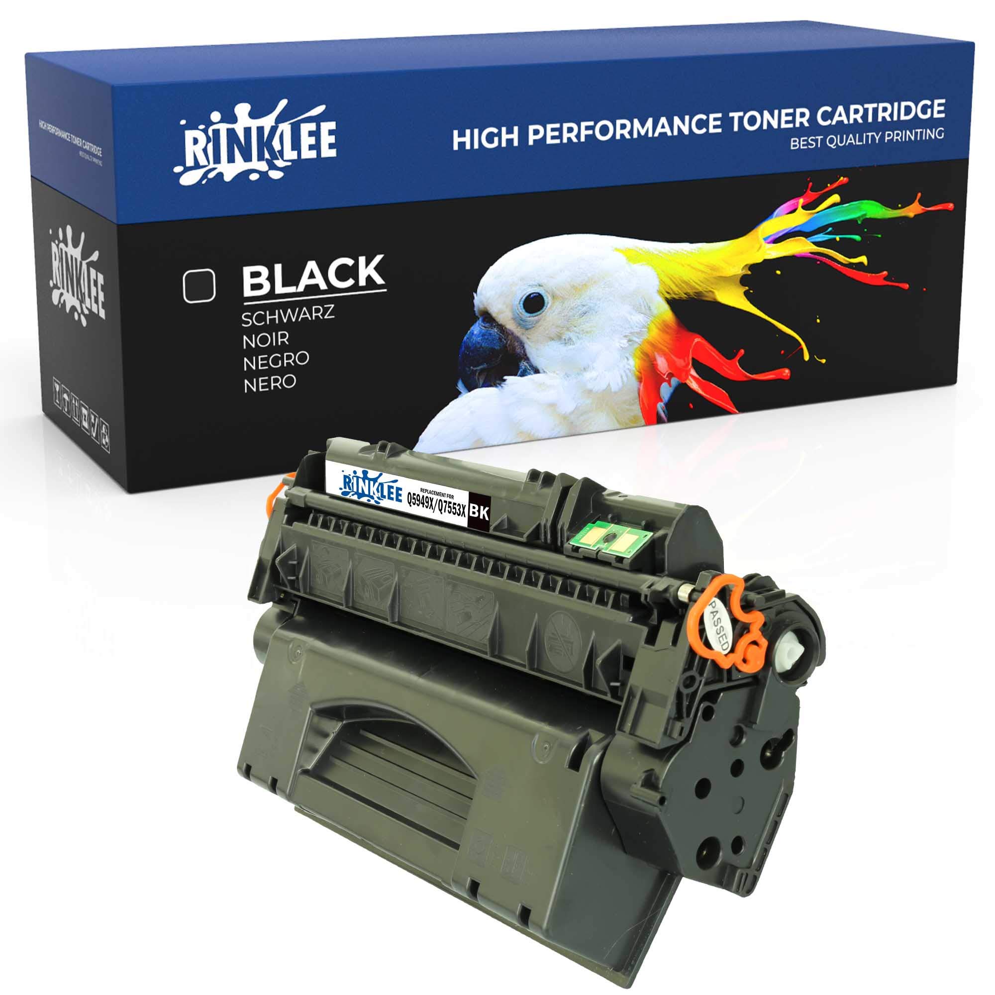 RINKLEE Q5949X Q7553X Toner Cartridge Compatible with HP LaserJet 3390 3392 1320 1320n 1320tn 1320nw M2727nf M2727nfs MFP P2014 P2015 P2015d P2015dn P2015x | High Yield 7000 Pages | Black