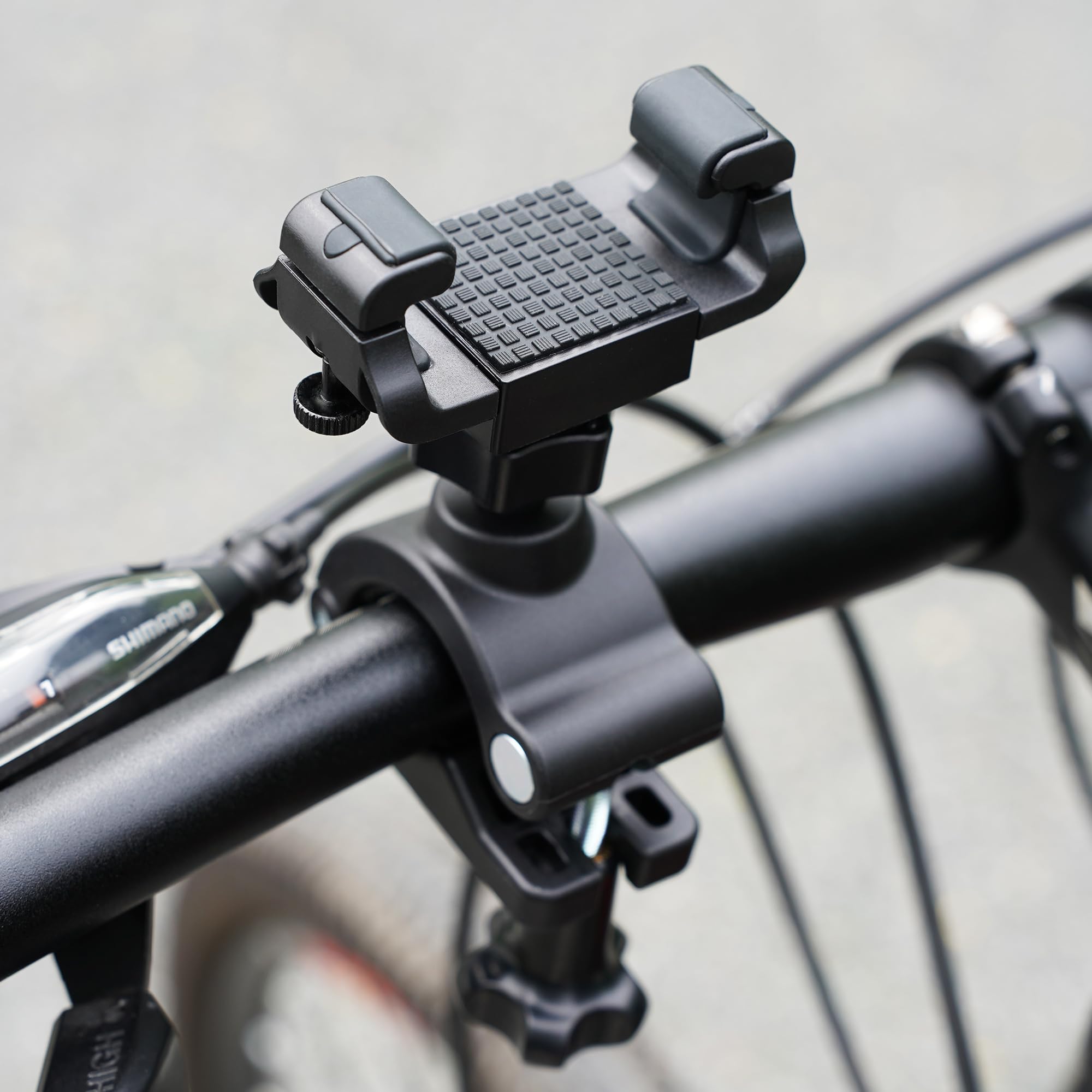 UPPEL 360° Rotation Bike Mobile Phone Holder, Mobile Phone Holder, Handlebar Clamp, Scooter/Bike/Motorcycle Accessories for iPhone and More Phones