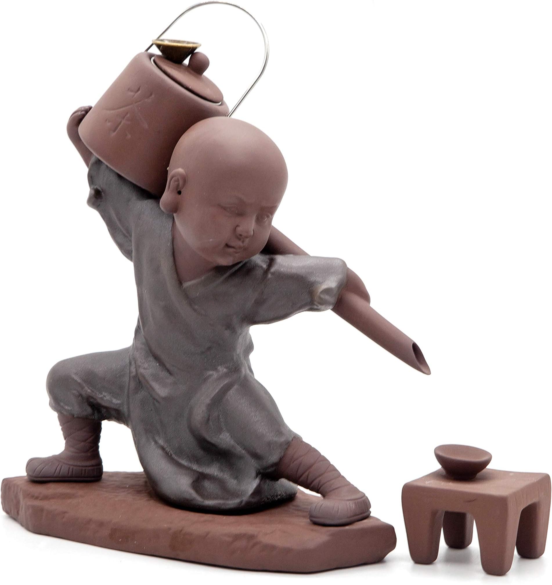 NEWQZBackflow Incense Holder, Waterfall Smoke Incense Burner for Decoration, Aromatherapy Tea Zens Arts with 50 Cones