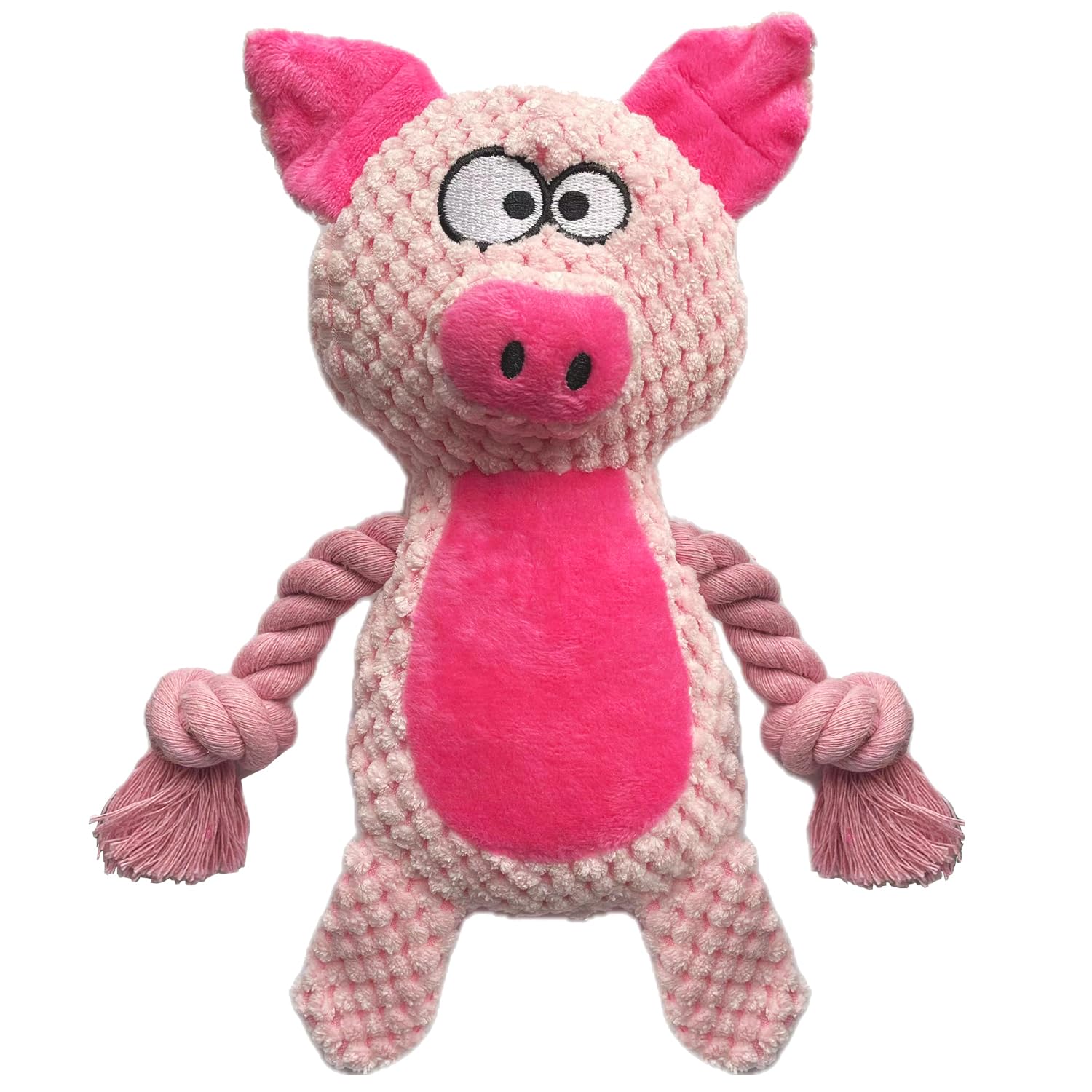 YUREMEEY Dog Toys, Squeaky Dog Interactive Play Toy, Fun Dog Chew Toy, Soft Plush Dog Toys for Small Medium Dogs Playing and Training, Pig