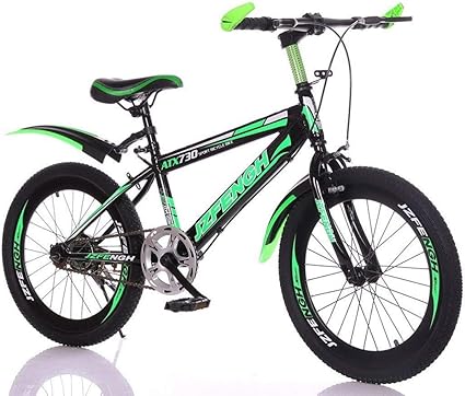 Amazon Co Jp 自転車 子供用自転車 マウンテンバイク 学生バイク フリースタイル自転車 22インチ可変速度標準黒緑 ホーム キッチン