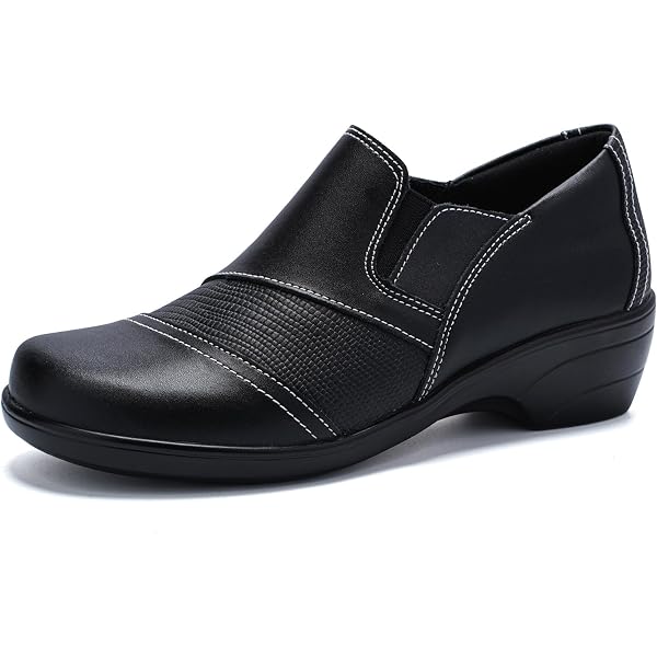 Amazon.com | HJJ Dress Shoes for Women Loafers Zipper Slip  display picture 3