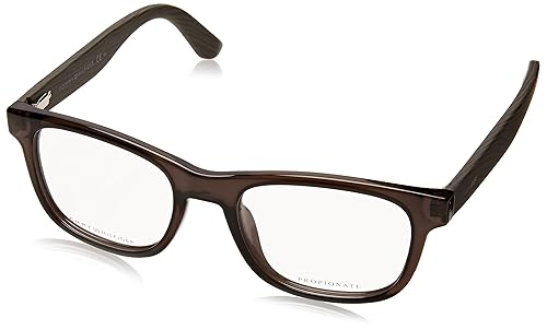 Tommy Hilfiger Brillen Unisex 1314 Wooden Arms X3D, Grey / Grey Wood Kunststoffgestell