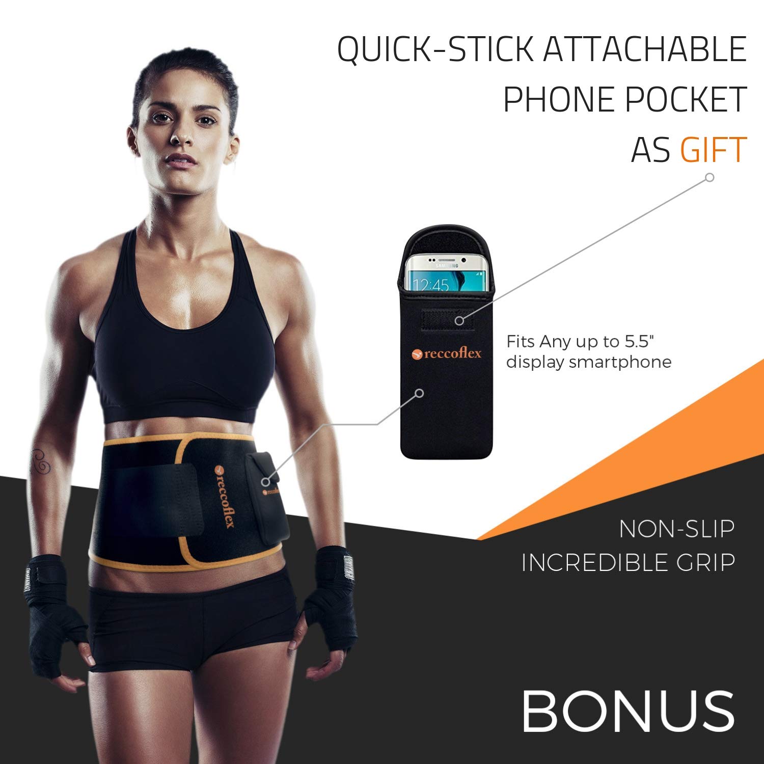 Stomach Wraps for Weight Loss and Belly Fat Burner Abs with Removable