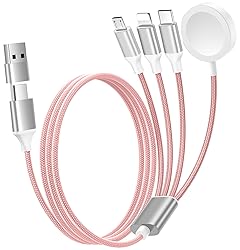 Renmou for Apple Watch Charger,4 in 2 Multi