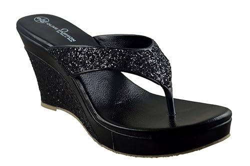 black wedges amazon