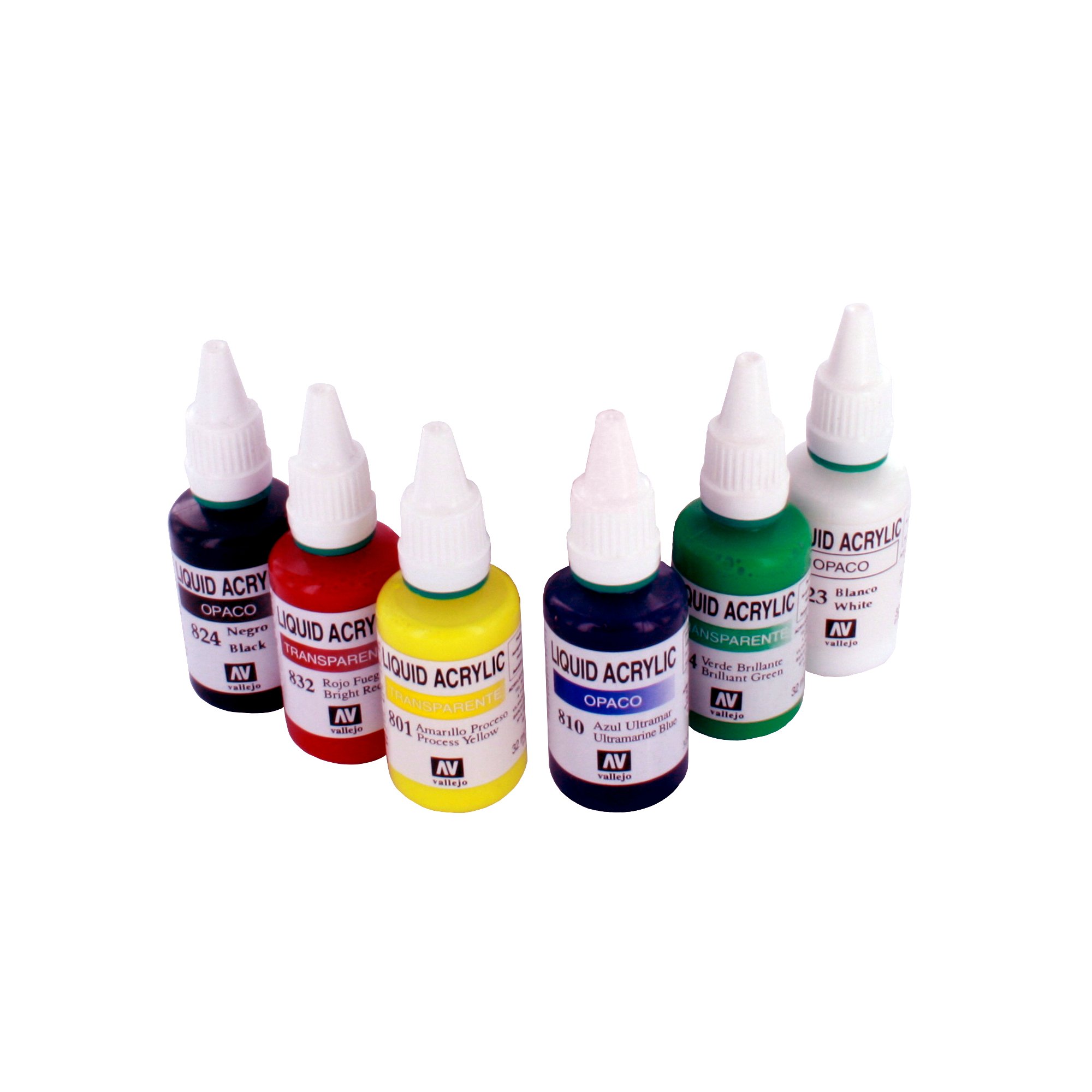 Spraycraft Acrylic Airbrushing Colour Set,Blue,32 ml (Pack of 6)