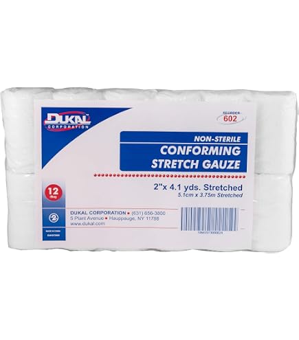 Amazon.com: Non-Sterile Conforming Stretch Gauze 2