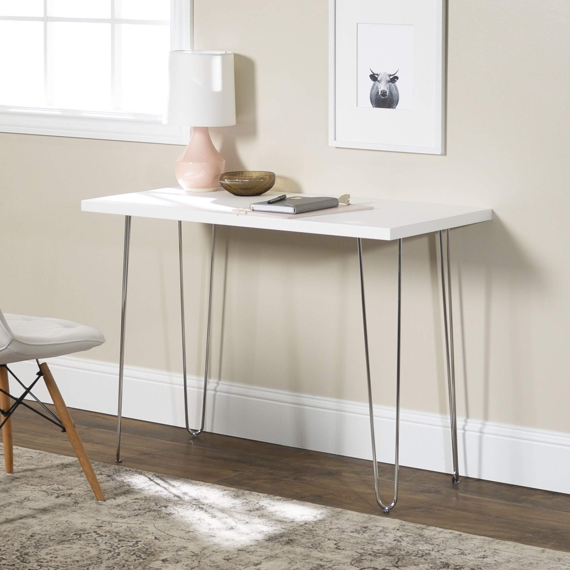 Buy Eden Bridge Designs Computer Desk Modern Laptop Study Desk for Home