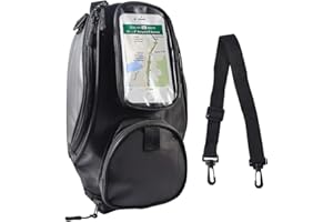 KATUR Motorcycle Gas Oil Fuel Tank Bag Universal Waterproof Oxford Fabric with Strong Magnetic Motorbike Bag Compatible with Harley Honda Yamaha Suzuki