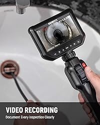 Two-Way Articulating Borescope Camera with