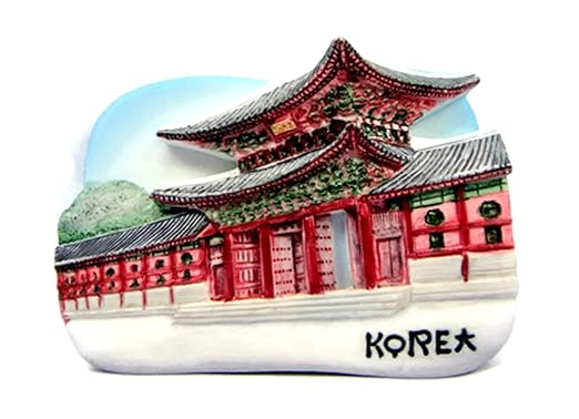Imanes de nevera recuerdos Gyeongbokgung Palacio hecho a mano ...