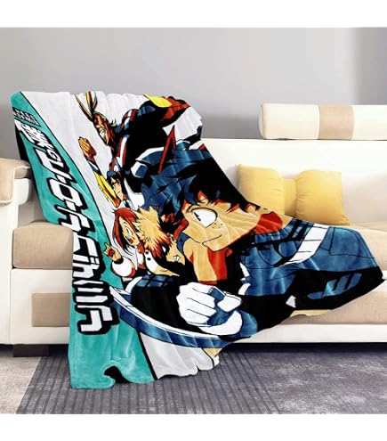 Coperta In Pile My Hero Academia Shoto Todoroki: Morbida E Grande 114x152 Cm – Plaid Ufficiale Per Letto E Divano - 3