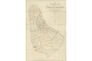 Barbados Map Journal: Vintage Map Notebook