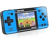 Handheld Game for Kids -Preloaded 220 Retro Video Games, Portable Gaming Player with Rechargeable Battery 3.0" LCD Screen, Mini Arcade Electronic Toy Gifts for Boys Girls (Black+Blue)