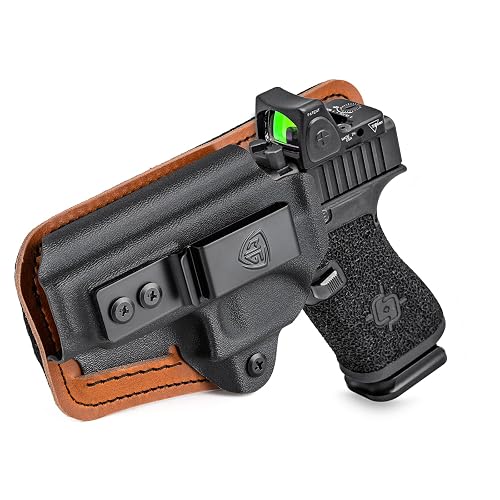 G43/G43X/G43X MOS IWB Holster for 9mm Glock 43, 43X, 43X MOS Pistol ...