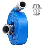 Geowaky 1-1/2" x 50′ PVC Lay Flat Discharge Hose