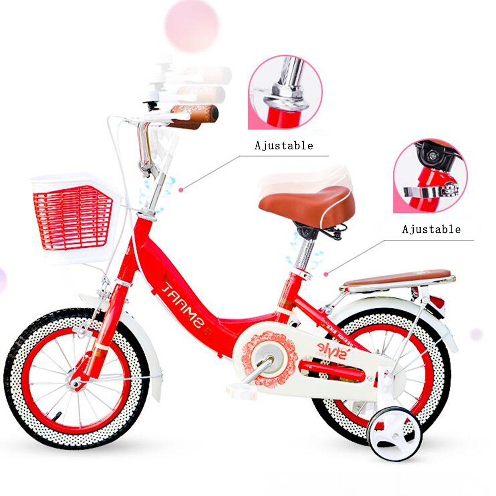 B07ck6gt53 子ども用自転車 子供用自転車12インチガールプリンセスセクション赤ちゃん自転車子供赤ちゃんキャリッジ Xq 子ども用自転車 人気スポー新作 Anoual Ma