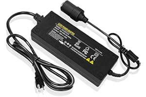 TOUYINGER AC to DC Converter 12V 15 180W,100V ~ 240V to 12V 15A Car Cigarette Lighter Socket AC/DC Power Supply Adapter for C