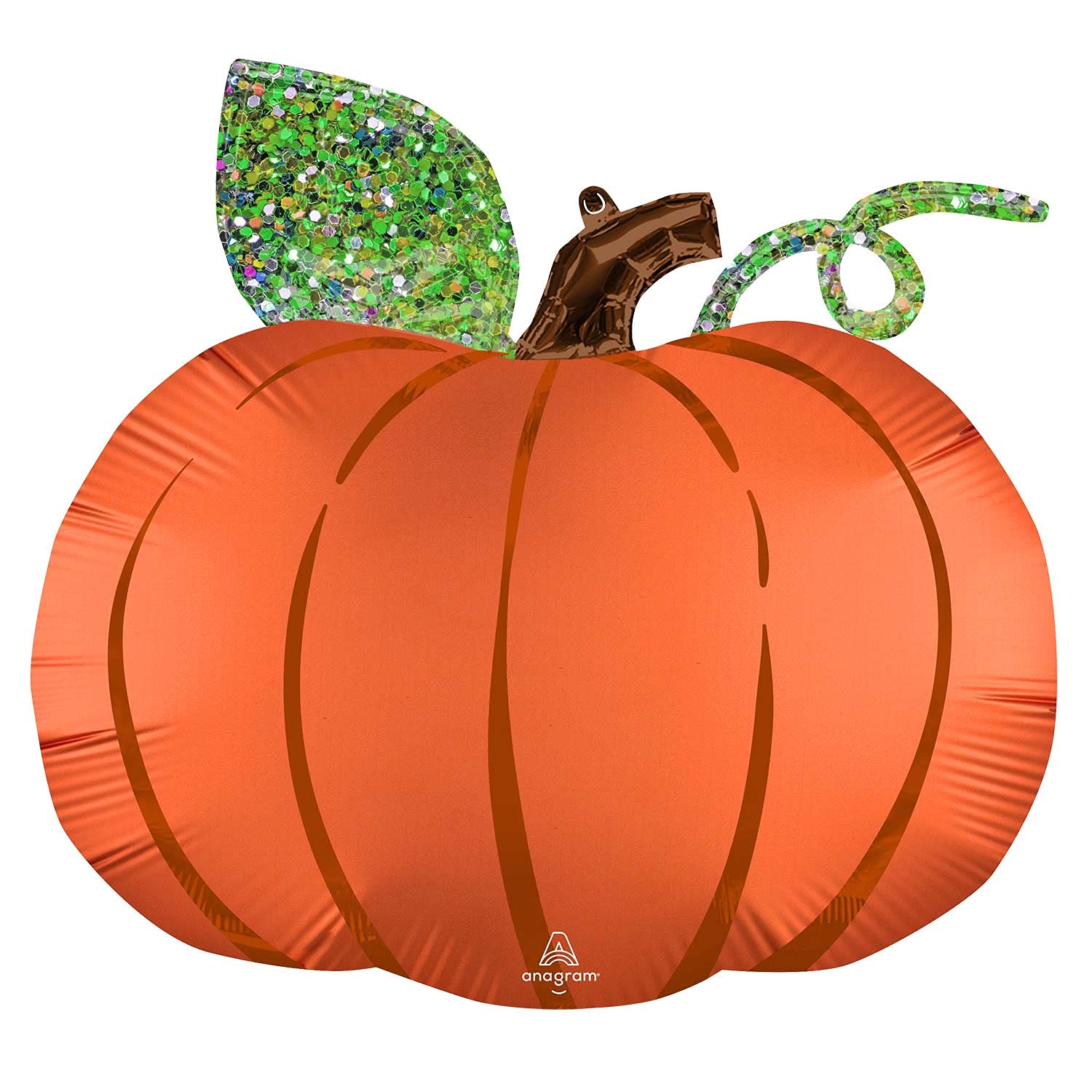 Amscan Anagram 4317201 - Halloween Party Satin Infused Pumpkin Foil SuperShape Balloon - 24 Inch