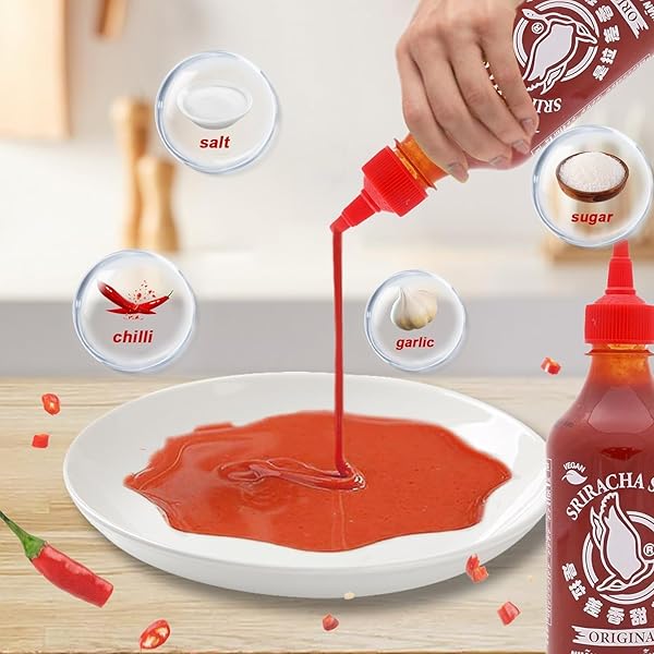 SWEET SRIRACHA SAUCE 24.6 FL.OZ, THAILAND SRIRACHA SWEET CHILI SAUCE, ORIGINAL FLAVOR, ORIGINAL FLAVOR IN BOTTLE (730ML), PACK OF 1 FLYING GOOSE