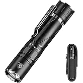 Sofirn SK30 Tactical Flashlight Rechargeable 3000 High Lumens Pocket Flashlight Dual Switches 6 Modes Super Bright IP68 LED Flashlight for Camping, Home, Emergency, Rescue, Hunting, Inspection, Repair