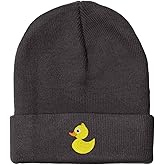 Embroidered Rubber Duck Beanie for Men and Women