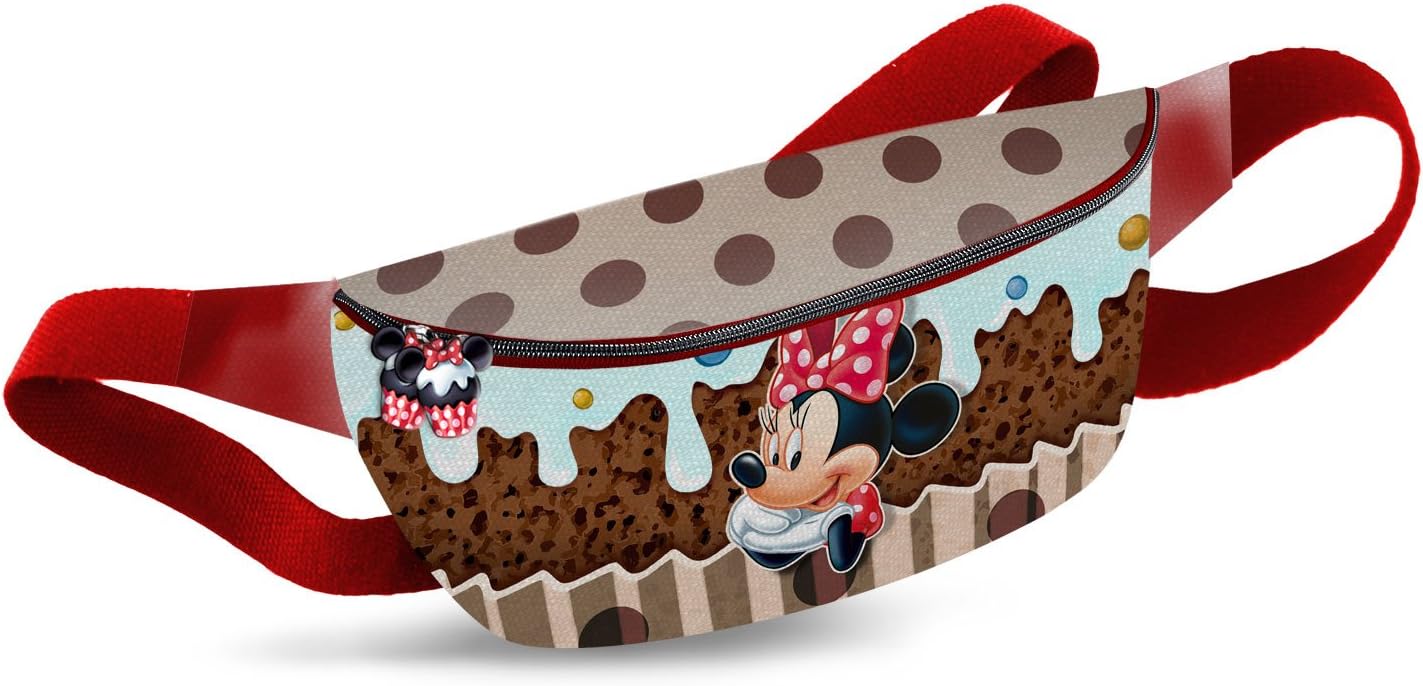 Karactermania Minnie Mouse Muffin-Fanny Pack Riñonera de Marcha 30 Centimeters Marrón (Brown)