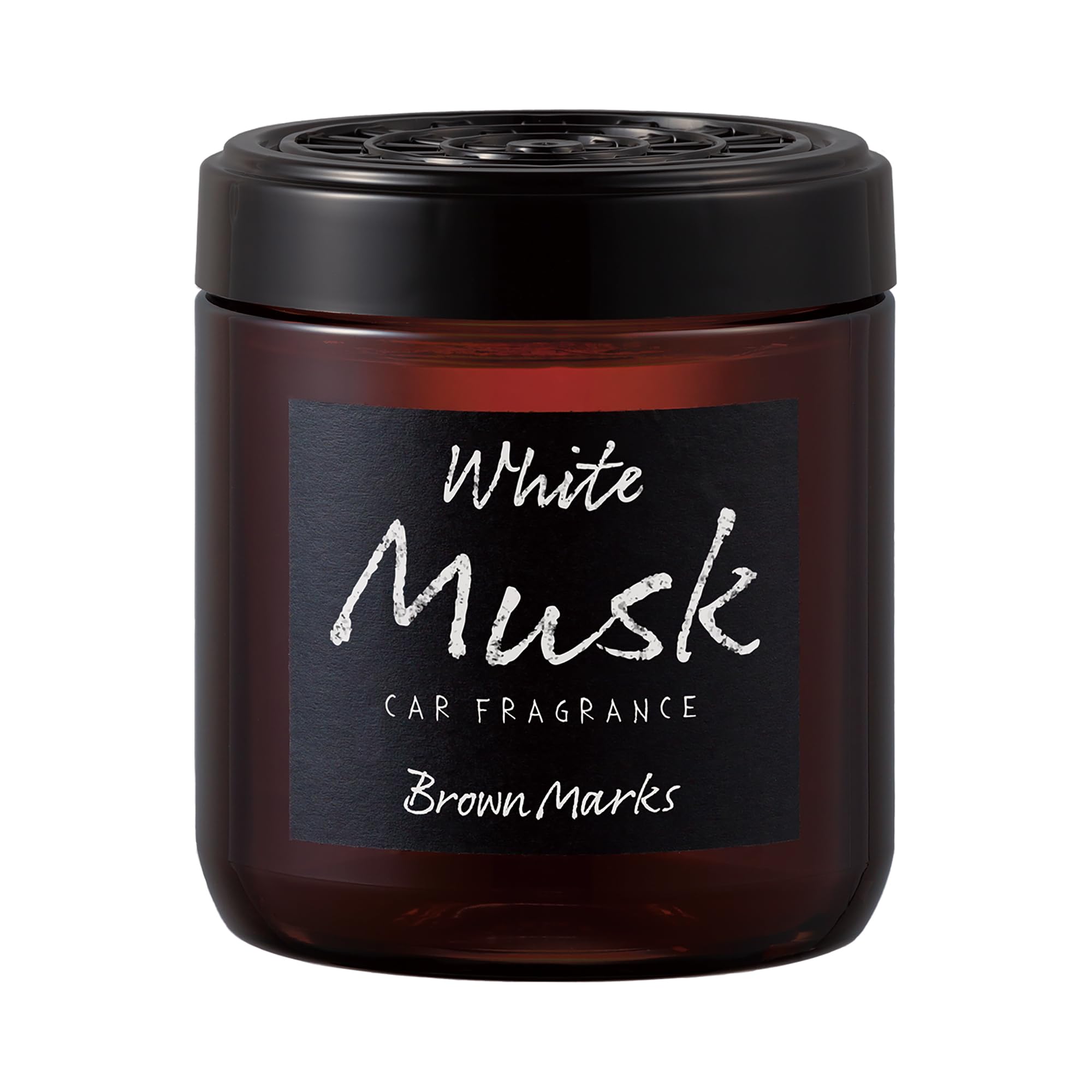 CARALL(カーオール) 晴香堂 車用 芳香剤 ブラウンマークス ゲル ホワイトムスク 160ml 3397商品画像