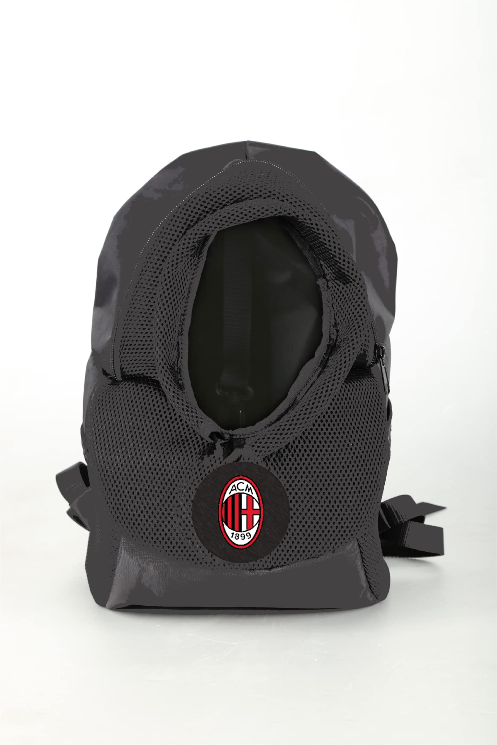 AC Milan Only4fan S.r.l. PETCARRIERACMILAN, AC Milan Unisex Adult, Black, Standard