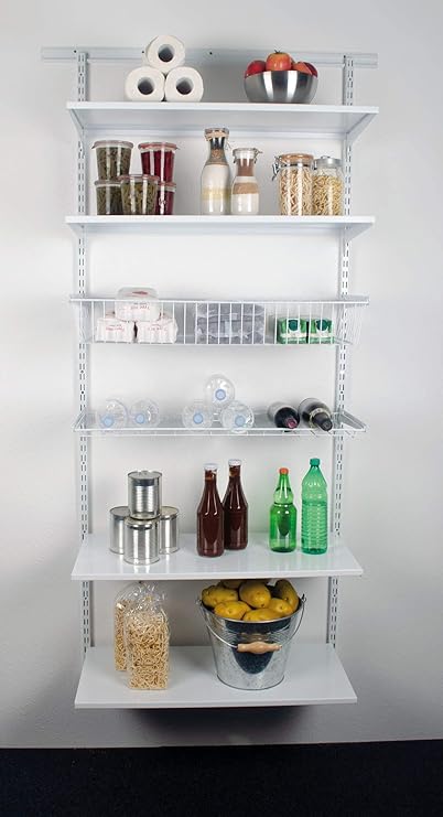 Element System Easy Regal-Set - Storage Room, 1016 x 1970 x 400 mm, Weiß