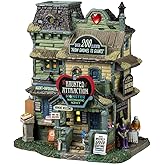 Lemax Haunted Attraction Lighted Building, #45214, 7.87-in | Creatures Seek Love at a Ghoulish Matchmaking Venue | 6.77 x 7.87 x 5.43 In, LED &amp; Adaptor | Spooky Town Display