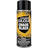 Citadel Chaos Model Spray Paint, Black, 10 Oz