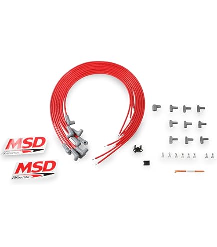 Amazon.com: MSD 31189 Super Conductor Spark Plug Wire Set, Multi