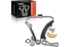 A-Premium 10PCS Engine Timing Chain Kit W/Sprocket & Tensioner & Guide Compatible with Toyota, Lexus, Scion & Pontiac - Corol