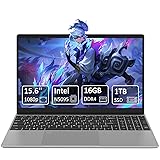 15.6'' Laptop Computer,16GB DDR4 1TB SSD,Quad-Core