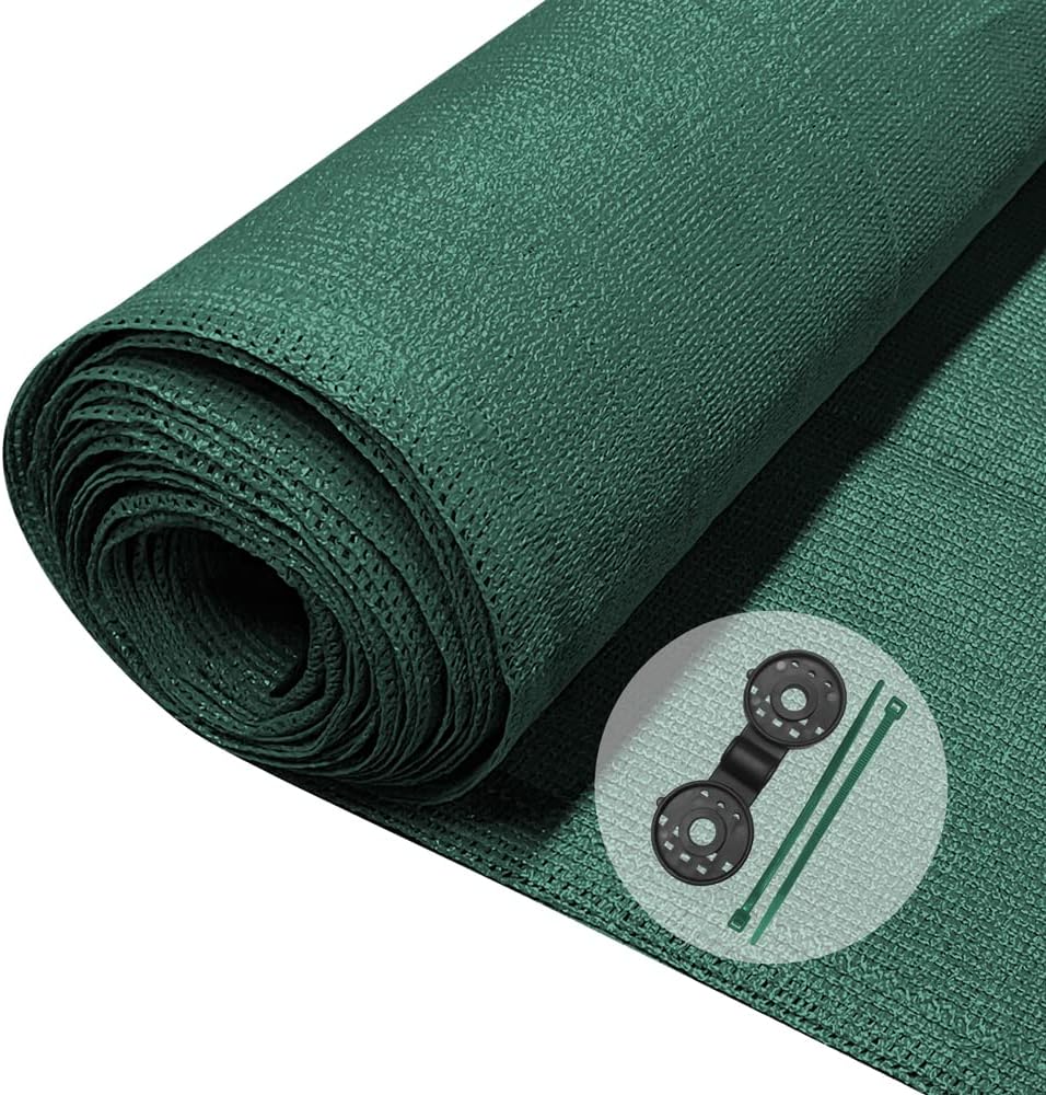 VOUNOT Privacy Netting 1x10m Garden Screen HDPE 75% Shading UV Resistant