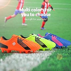 DREAM PAIRS Boys Girls Soccer Cleats Youth Firm